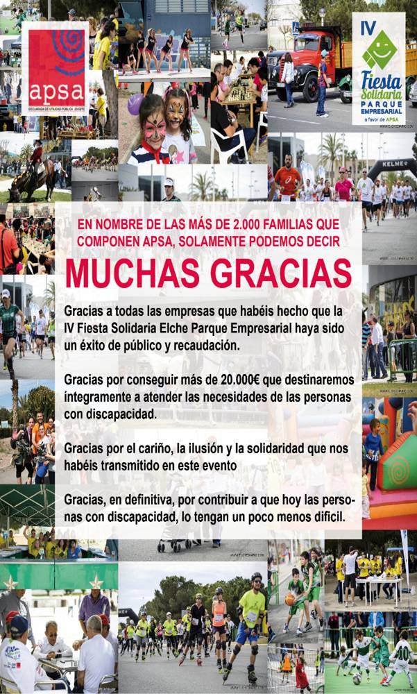 IV Fiesta Solidaria Elche Parque Empresarial