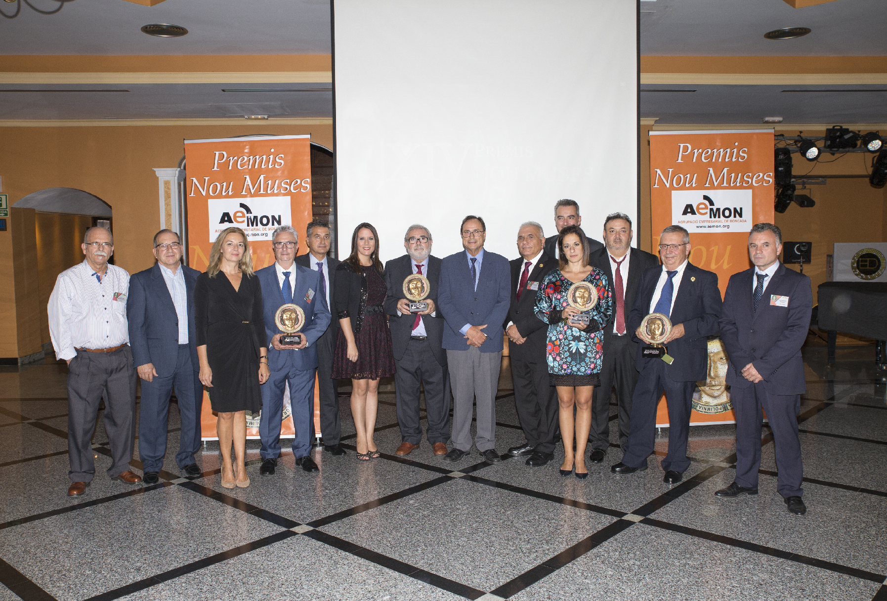La Asociación Empresarial de Moncada, Alfara del Patriarca y Nàquera (AEMON) celebra la XIV edición de los premios Nou Muses.