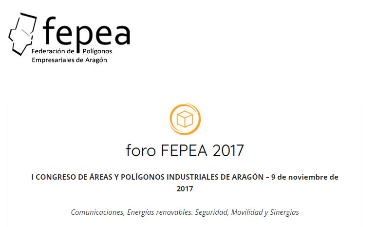 I CONGRESO DE ÁREAS Y POLÍGONOS INDUSTRIALES DE ARAGÓN – 9 de noviembre de 2017