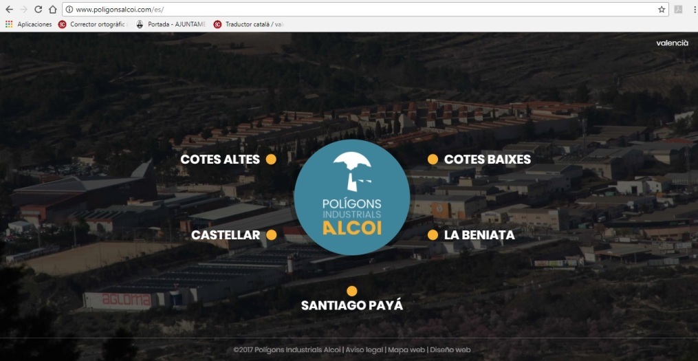 L’Alcoià. El Ayuntamiento de Alcoi crea una web a medida para dar a conocer los polígonos.