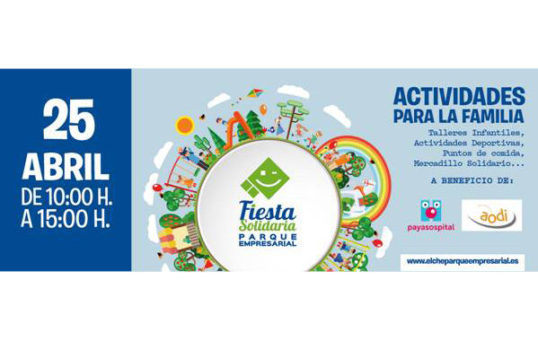 La IX Fiesta Solidaria de Elche Parque Empresarial se celebrará el 25 de abril