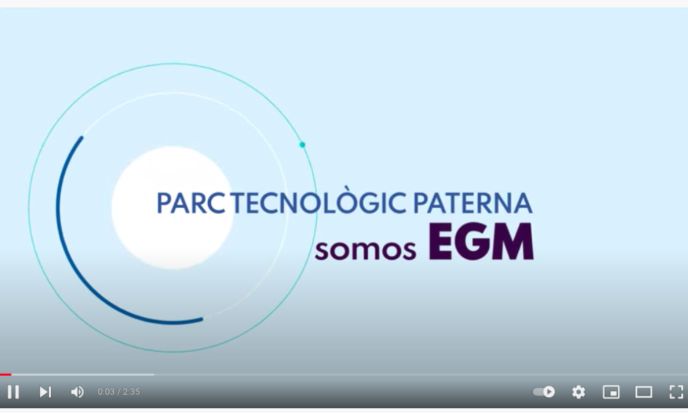 Video de la EGM Parc Tecnologic Paterna: #SomosEGM