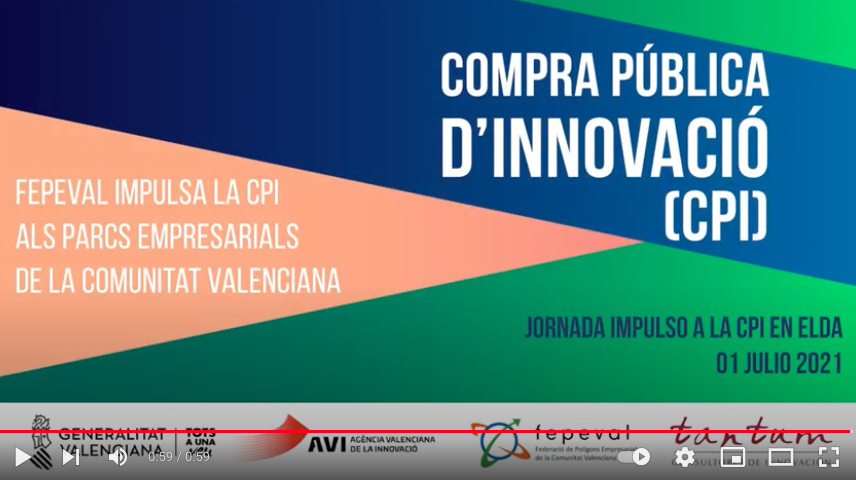 Video de la jornada sobre Compra Pública de Innovación celebrada en Elda