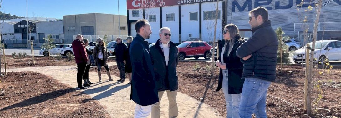 L’Ajuntament de la Vall d’Uixó visita les inversions de millora en el Polígon Belcaire