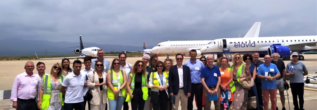 Fepeval visita l’aeroport de Castelló per a conéixer el seu potencial empresarial i logístic