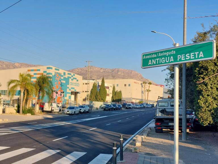 Alicante culmina la renovación del principal acceso al polígono de Las Atalayas: 600.000 euros